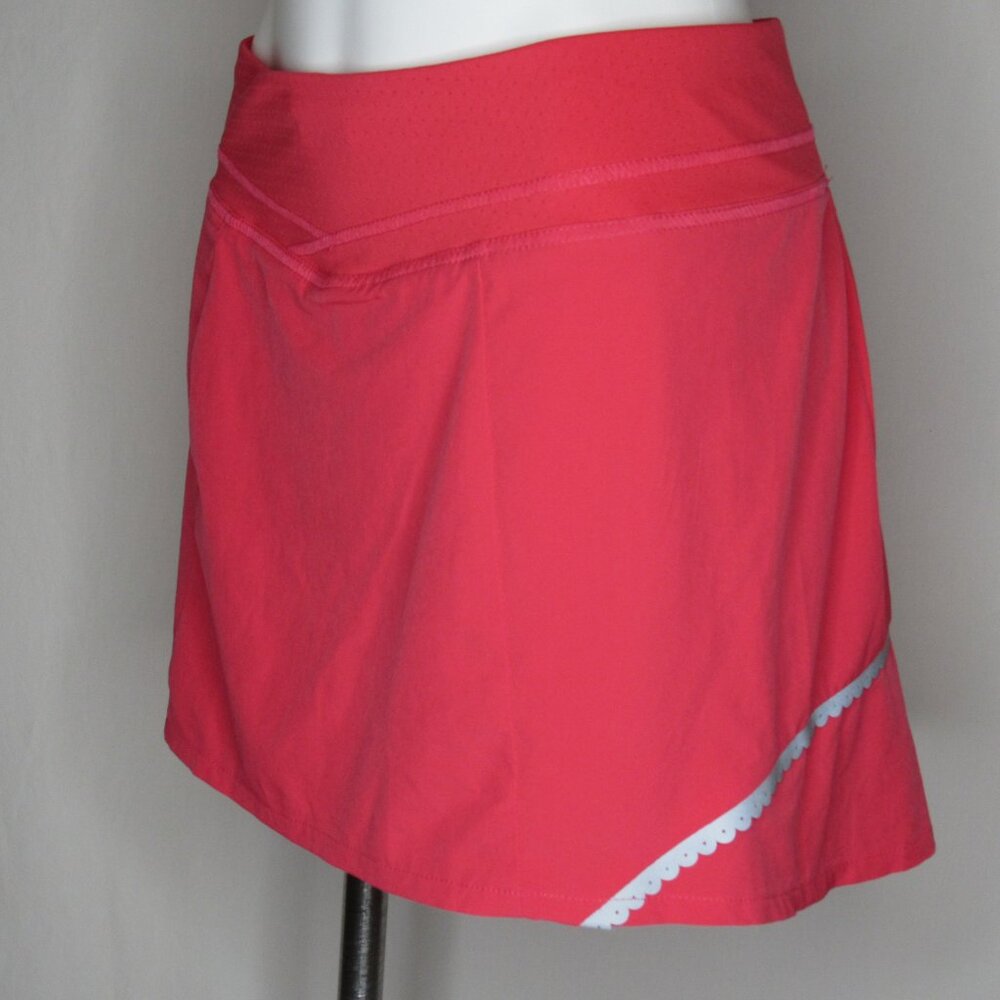 Title Nine Pink Reflective FLOUNCE Athletic Sport Skort Women's M Medium - Picture 2 of 10